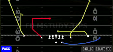 902 Shallow — Pass play diagram