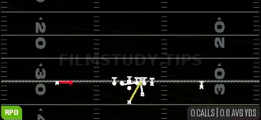 Power Alert X Smoke — RPO play diagram