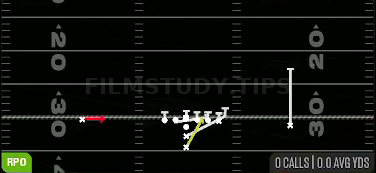 Power Alert X Smoke — RPO play diagram