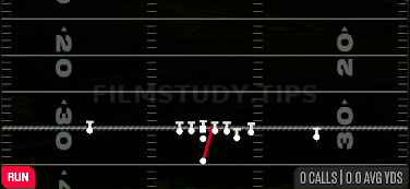 HB Dive — Run play diagram