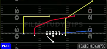 PA Rollout — Pass play diagram