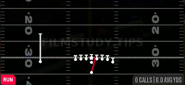 HB Dive — Run play diagram