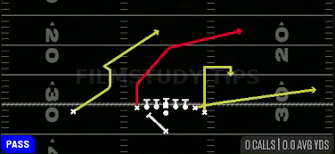 PA Boot — Pass play diagram