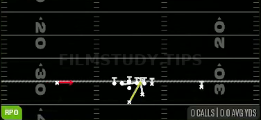 Power Alert X Smoke — RPO play diagram