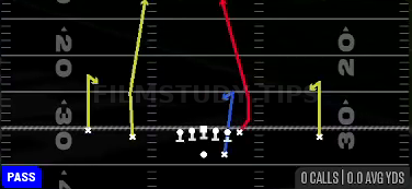 Inside Seams — Pass play diagram