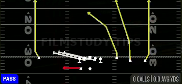 HB Slip Screen — Pass play diagram