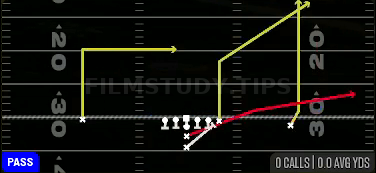 FK 24 Power Pass — Pass play diagram