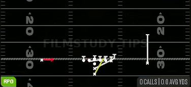 Power Alert X Smoke — RPO play diagram