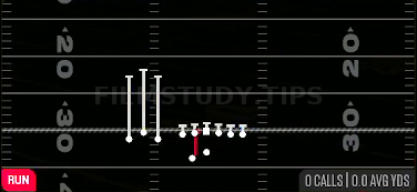 HB Dive — Run play diagram