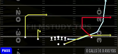 Exit Switch Out — Pass play diagram