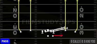 HB Slip Screen — Pass play diagram