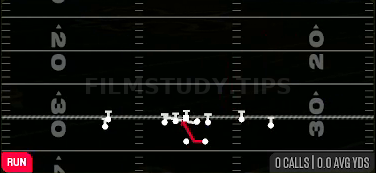 HB Quick Base — Run play diagram