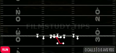 HB Quick Base — Run play diagram