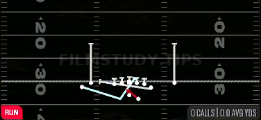 MTN Spinner HB Inside — Run play diagram