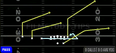 MTN Z Spot — Pass play diagram