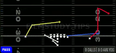PA Boot — Pass play diagram