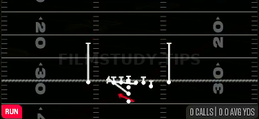 HB Counter WK — Run play diagram