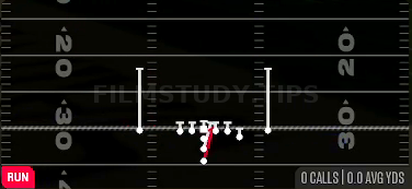 HB Iso — Run play diagram