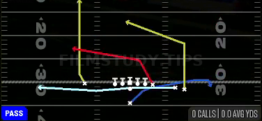 MTN Jet PA Wide Zone — Pass play diagram