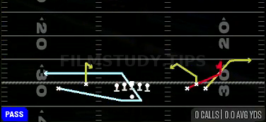 Reload Spacing Switch — Pass play diagram