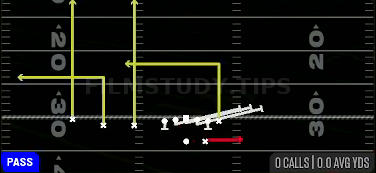 HB Slip Screen — Pass play diagram