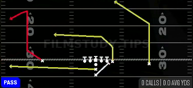 PA Comeback Slide — Pass play diagram