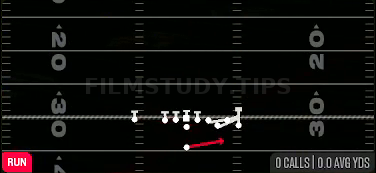 Crack Toss — Run play diagram