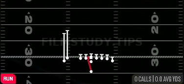 HB Zone WK — Run play diagram