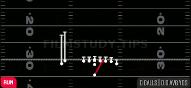 HB Duo — Run play diagram