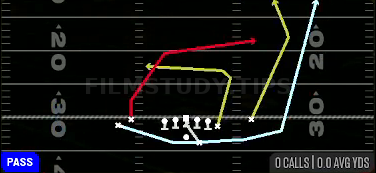 MTN PA Spinner — Pass play diagram