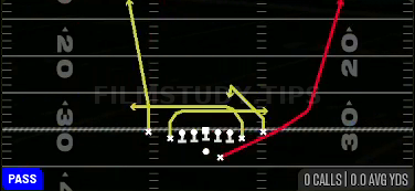 Mesh Spot — Pass play diagram