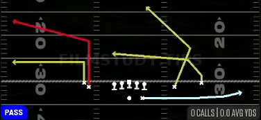 MTN Smash Slot Choice — Pass play diagram
