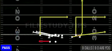 HB Slip Screen — Pass play diagram
