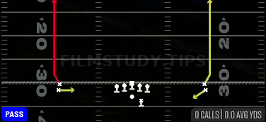 Fake Screen Shot — Pass play diagram