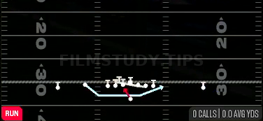 Jet QB Counter — Run play diagram