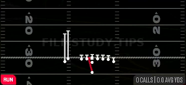 HB Zone WK — Run play diagram
