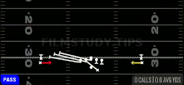 PA Jailbreak Screen — Pass play diagram