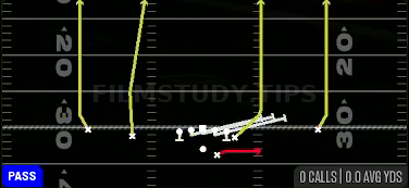 HB Slip Screen — Pass play diagram
