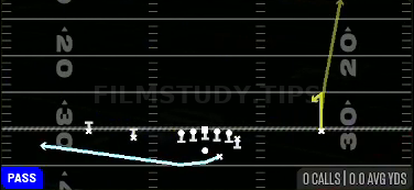 MTN HB Swing — Pass play diagram