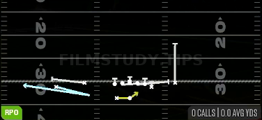 RPO Buck Alert Bubble — RPO play diagram