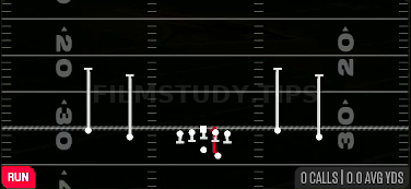 HB Draw — Run play diagram