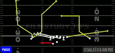 HB Slip Screen — Pass play diagram