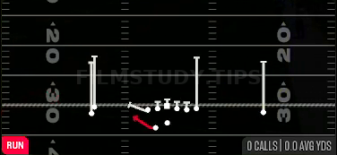 Toss WK — Run play diagram