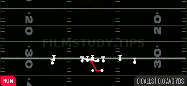 HB Quick Base — Run play diagram