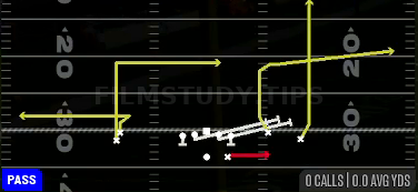 HB Slip Screen — Pass play diagram