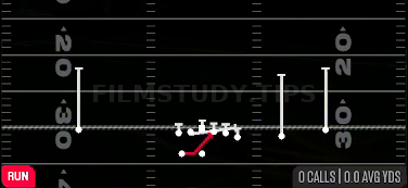 HB Base — Run play diagram