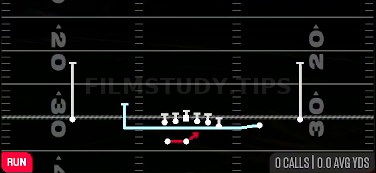 MTN HB Off Tackle — Run play diagram