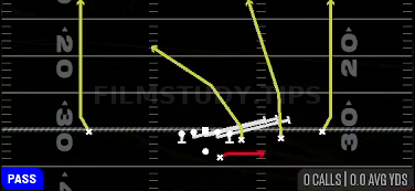 HB Slip Screen — Pass play diagram