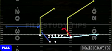 MTN Return Spot X-Post — Pass play diagram