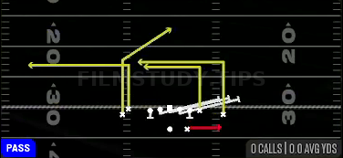 HB Slip Screen — Pass play diagram